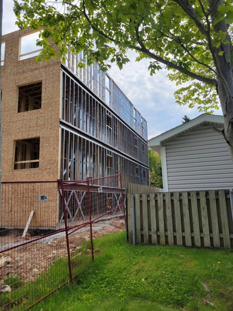 Steal wall framing